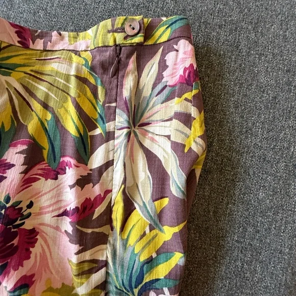 Tommy Bahama Women’s Hawaiian
Coastal Gardens Stretch Silk Crop Pants Size 8 - Picture 7 of 14